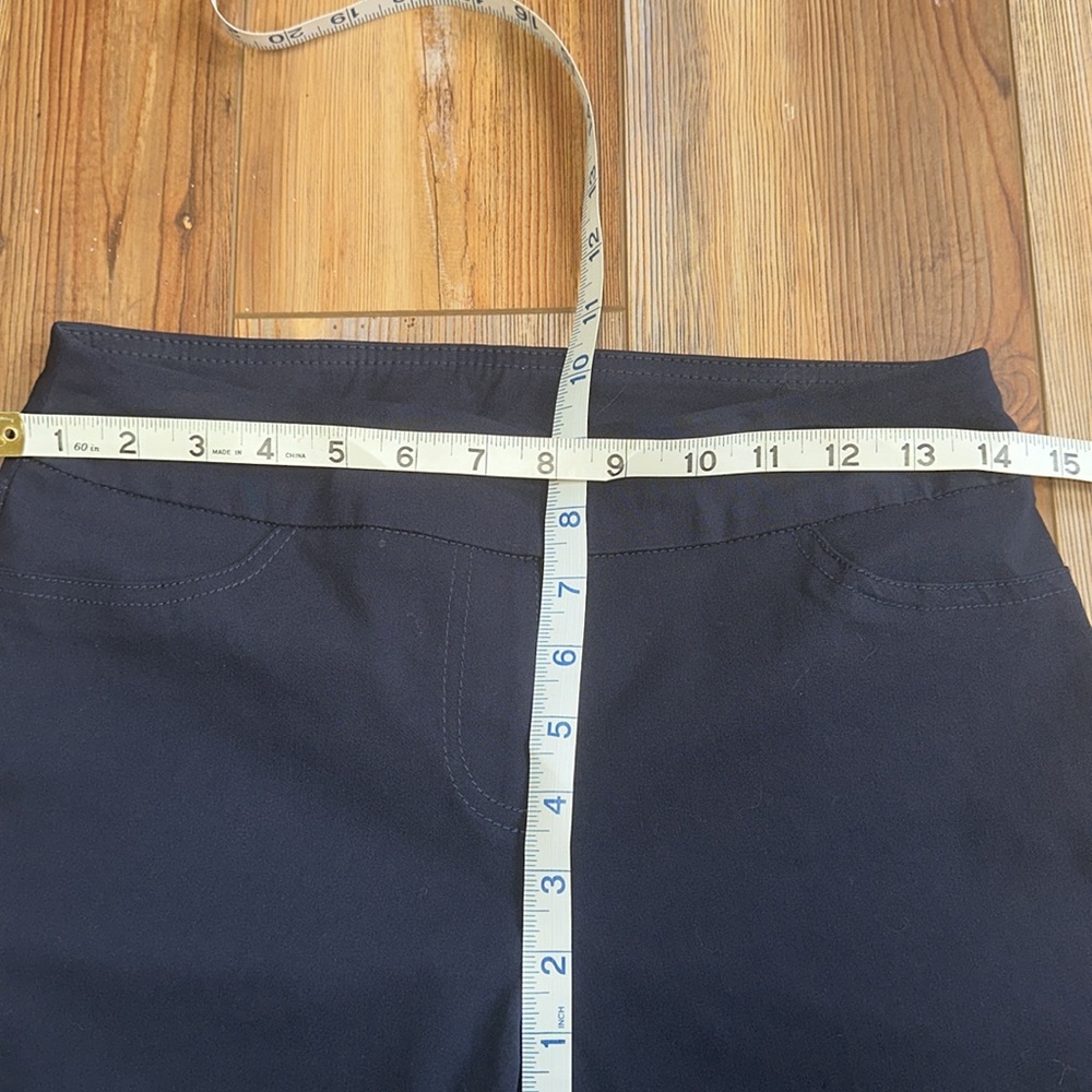 Slim-sation by multiples, size 4 navy pants. EUC. - Picture 6 of 6